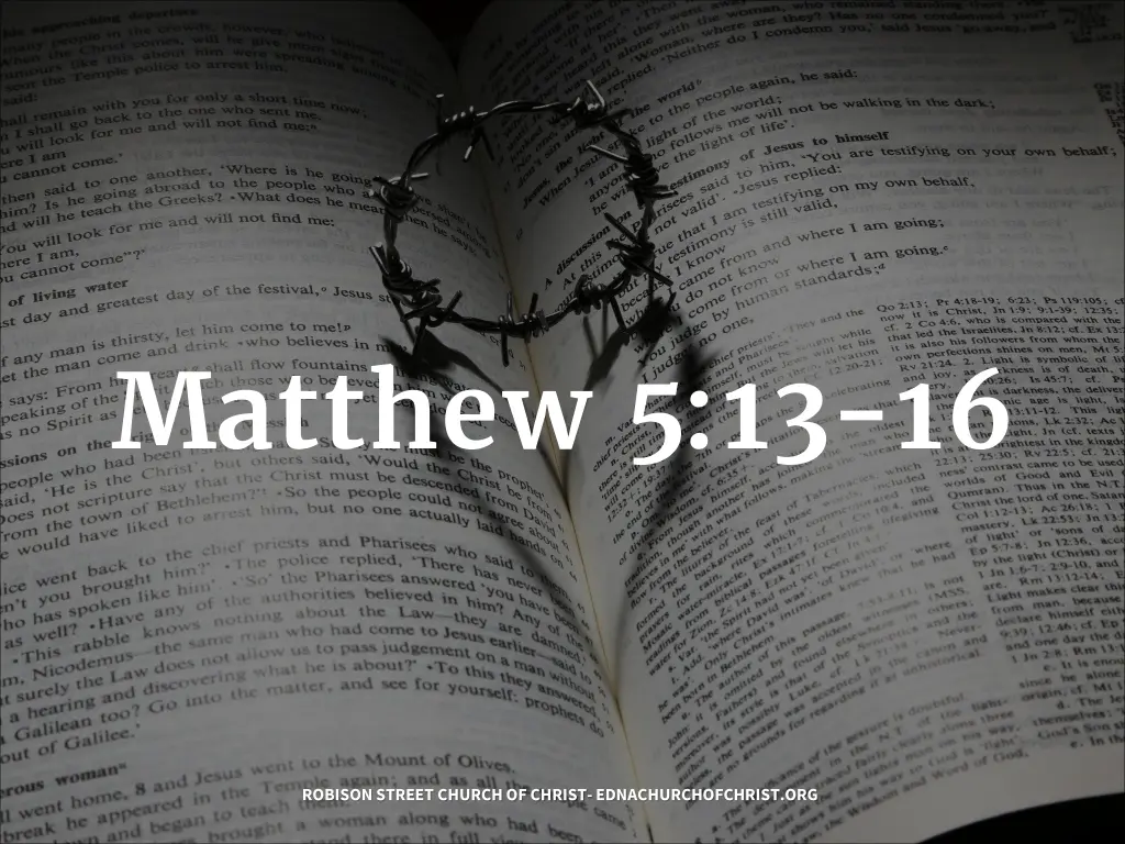 matthew 5 13 16