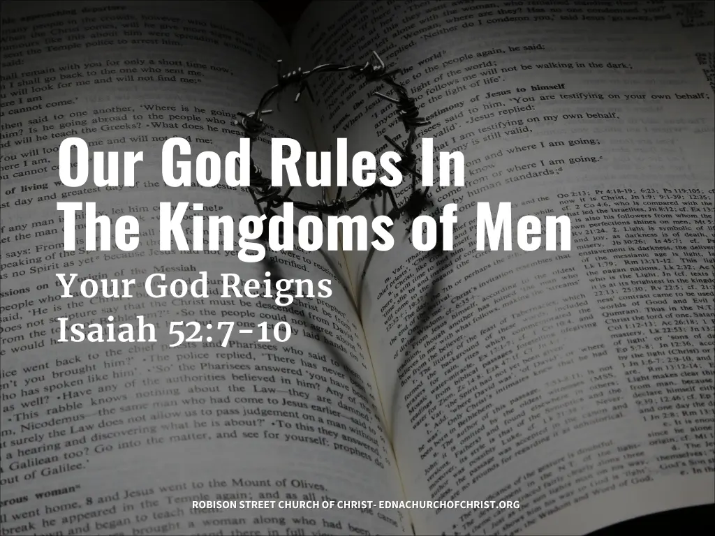 our god rules in the kingdoms of men your