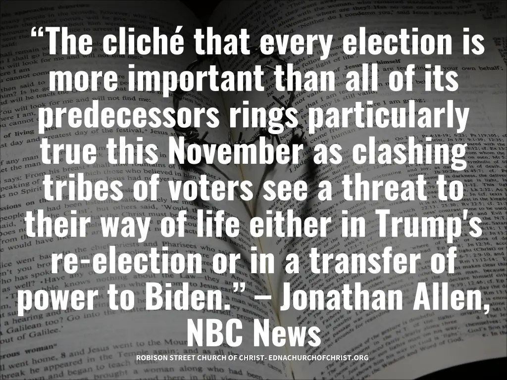 the clich that every election is more important