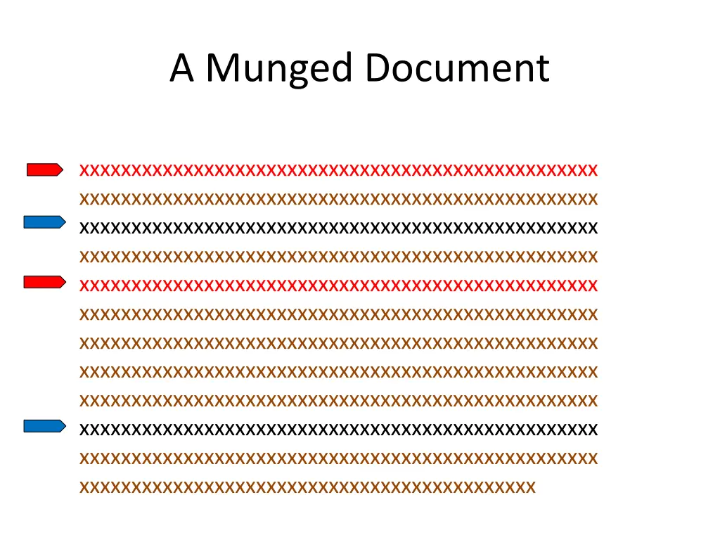 a munged document 1