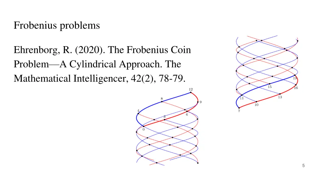 frobenius problems 1