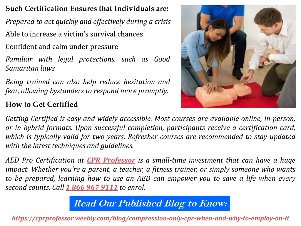such certification ensures that individuals