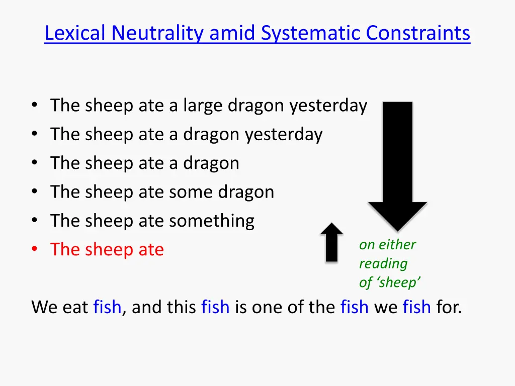 lexical neutrality amid systematic constraints 2