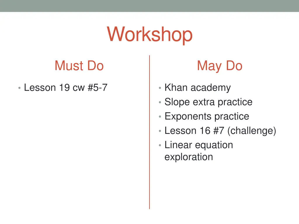 workshop 5