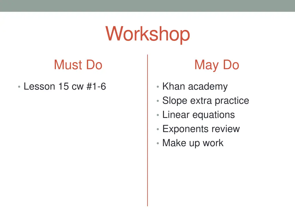 workshop