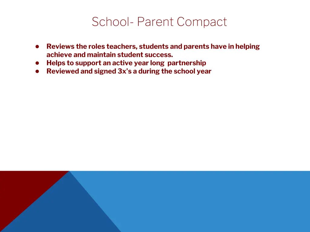 school parent compact