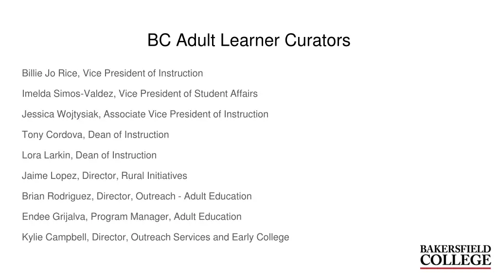 bc adult learner curators