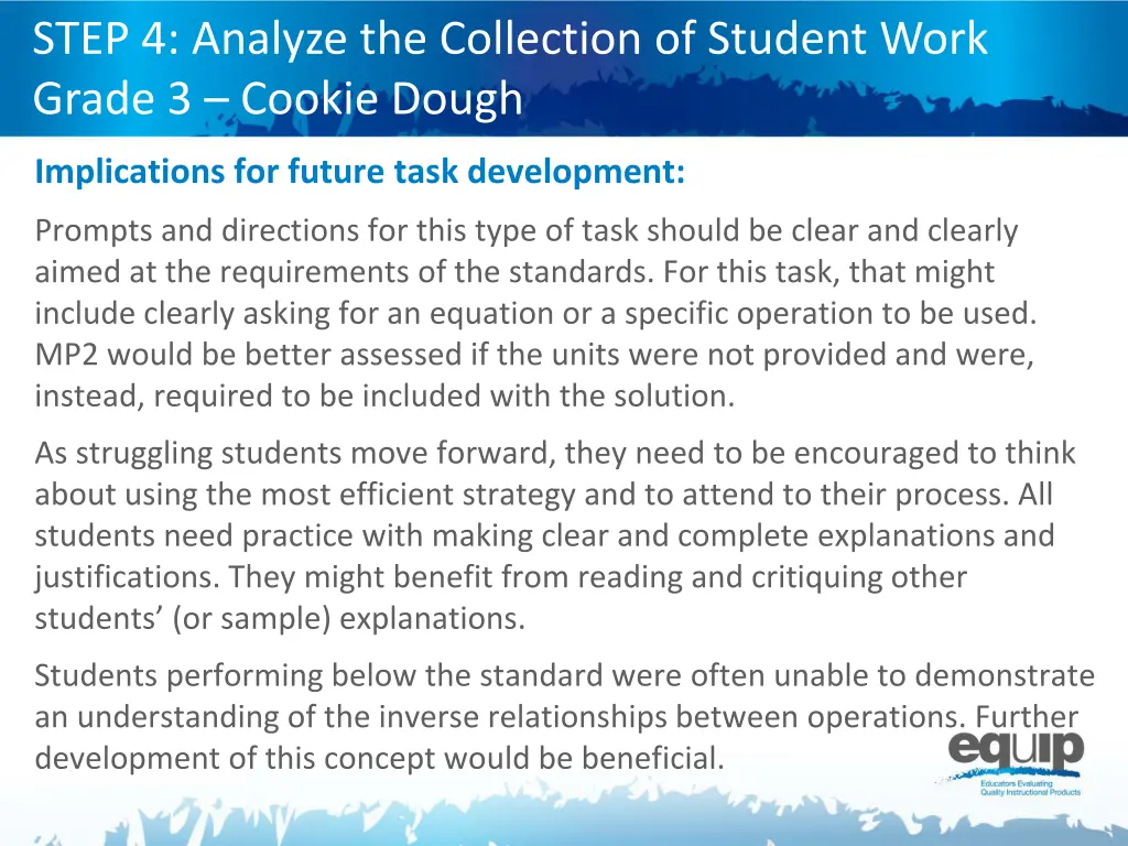 step 4 analyze the collection of student work 3