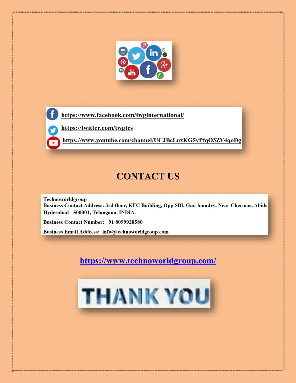 contact us