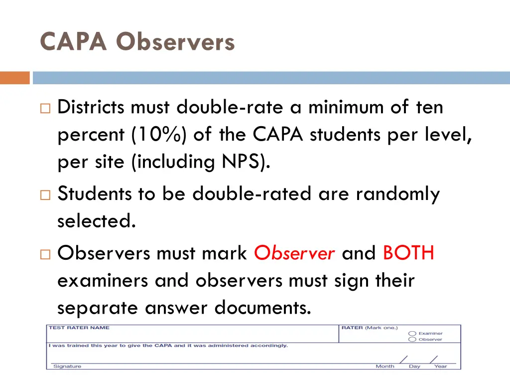 capa observers