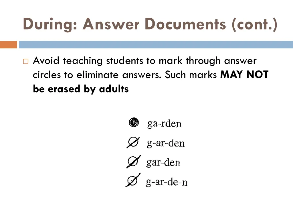 during answer documents cont