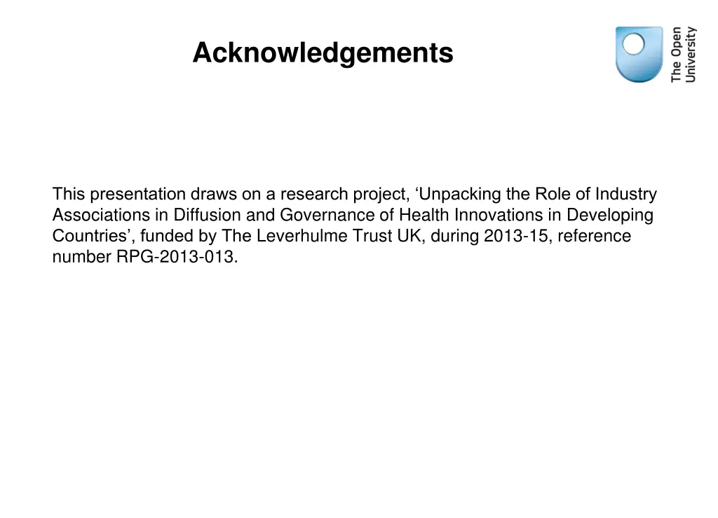 acknowledgements