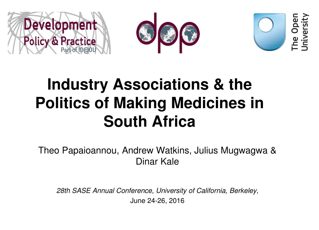 industry associations the politics of making