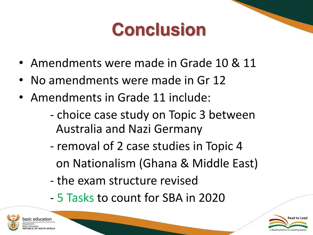 conclusion