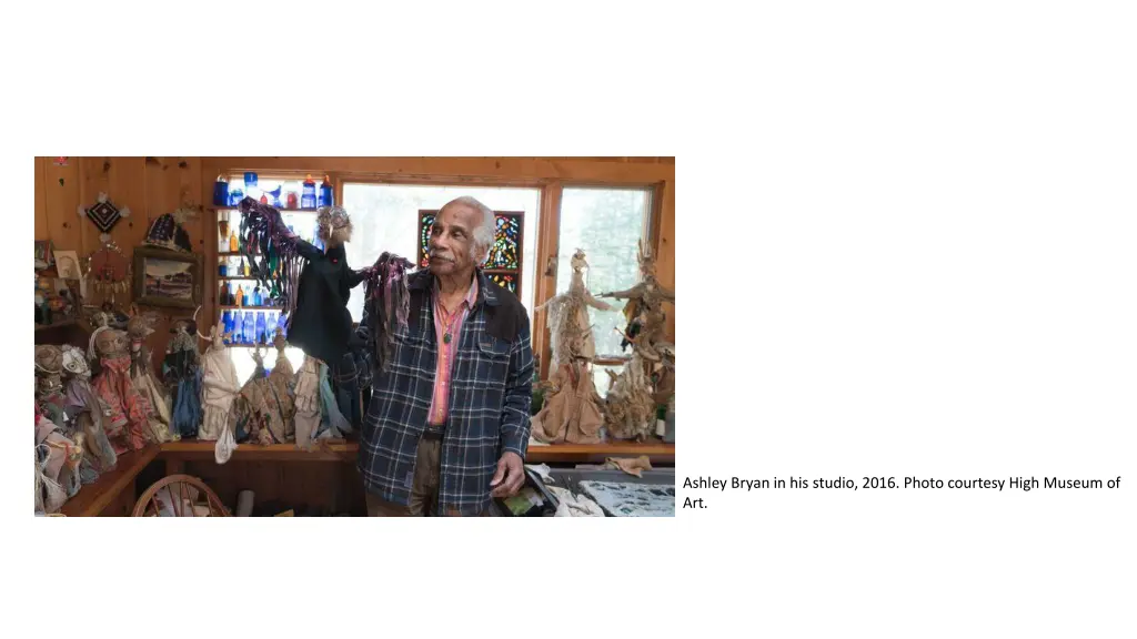 ashley bryan in his studio 2016 photo courtesy
