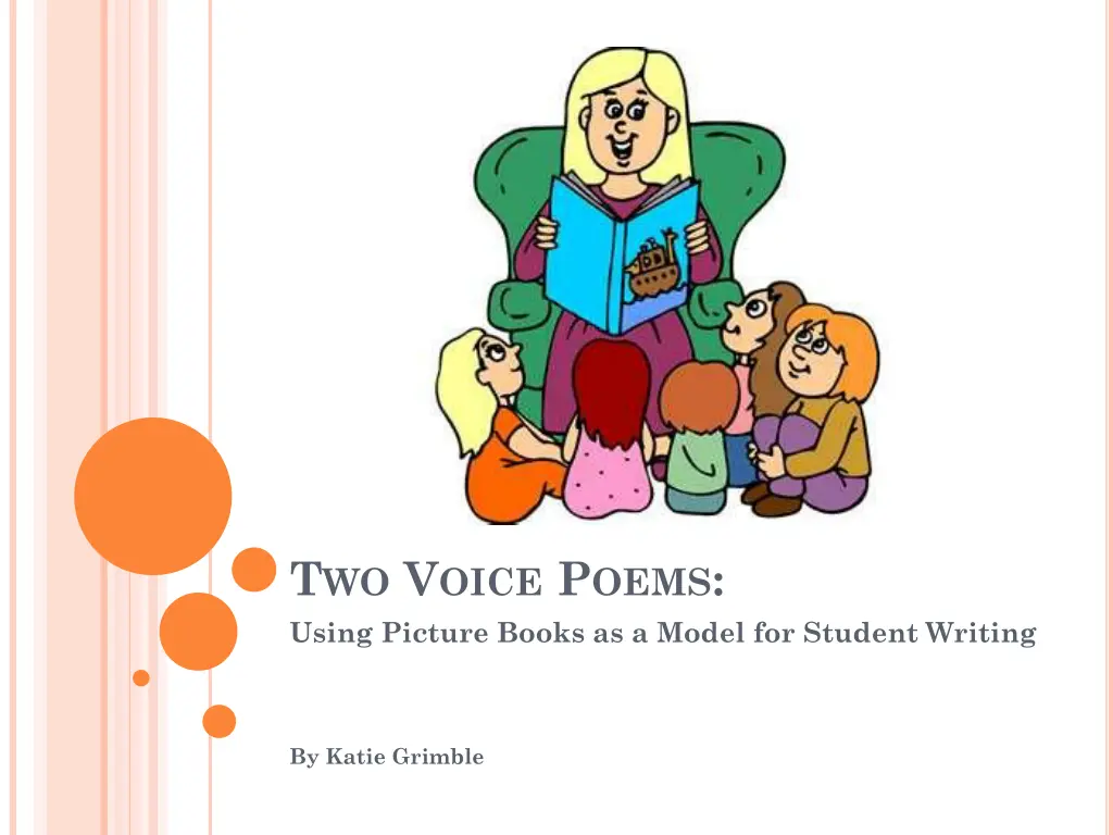 t wo v oice p oems using picture books as a model