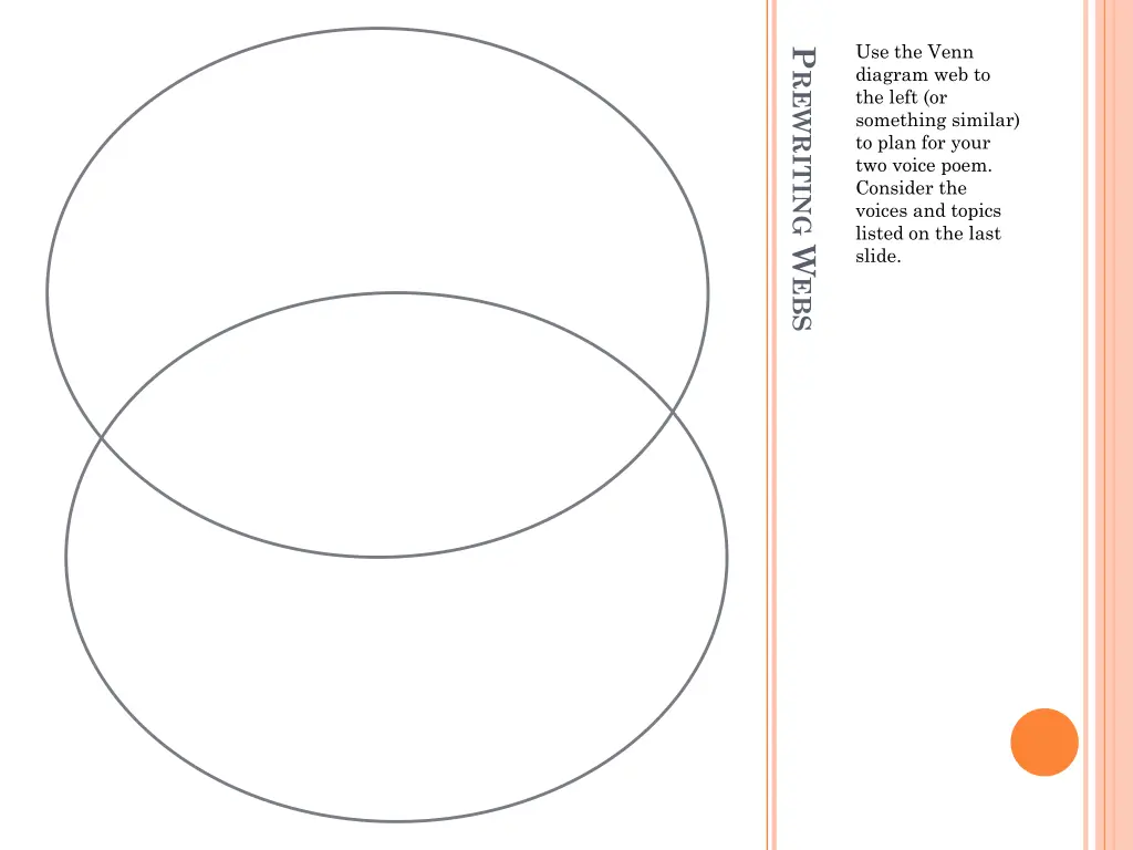 use the venn diagram web to the left or something