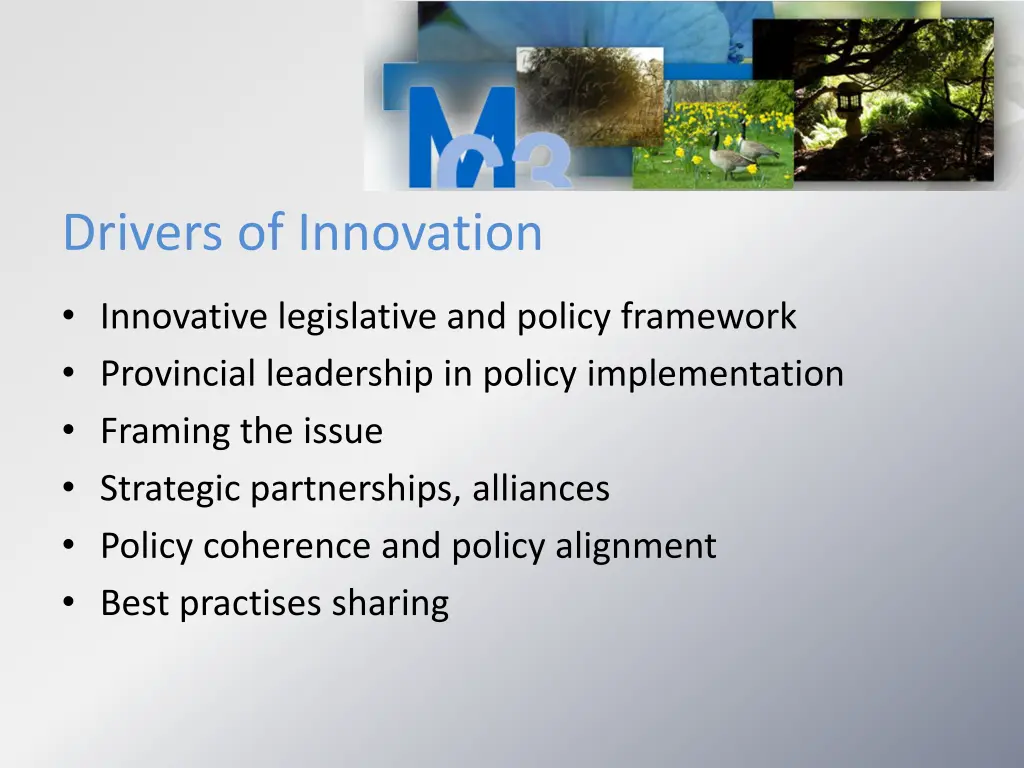 drivers of innovation