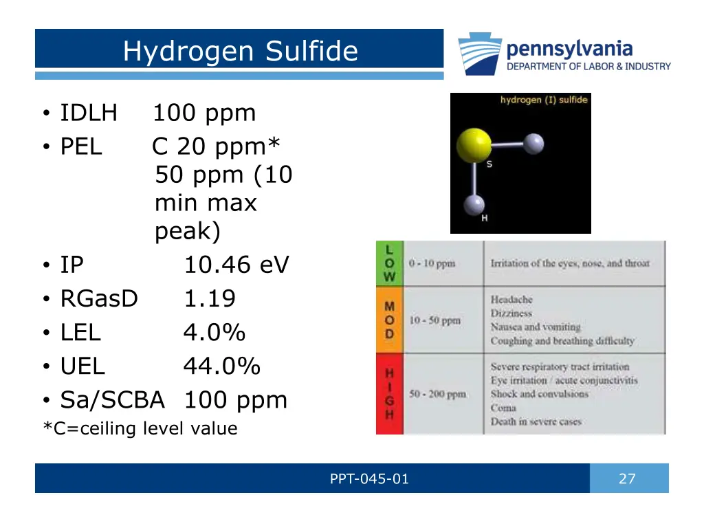 hydrogen sulfide