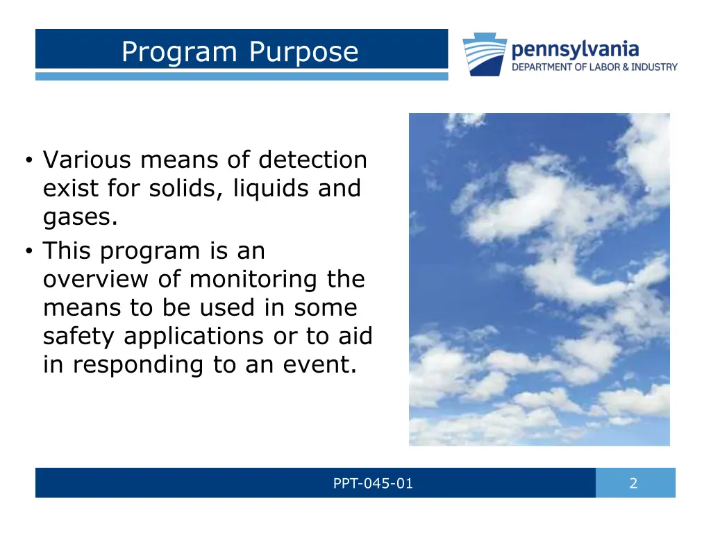 program purpose