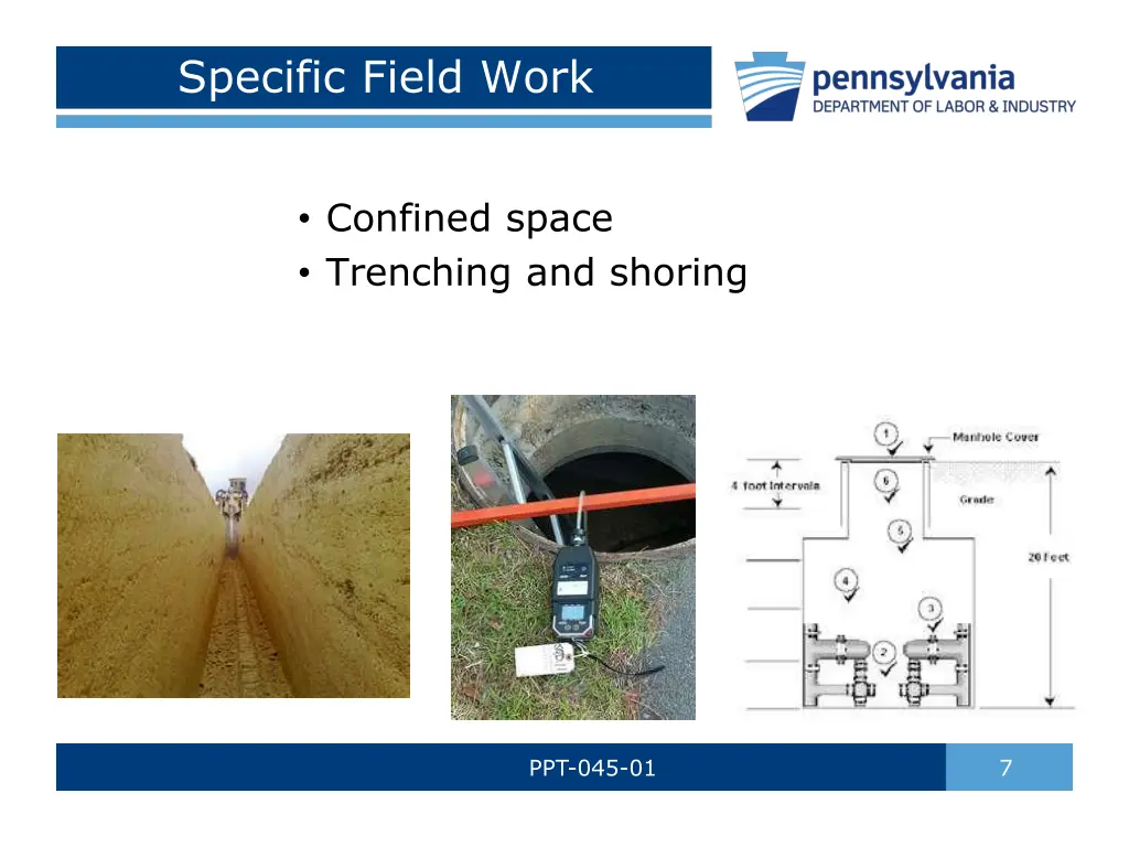 specific field work