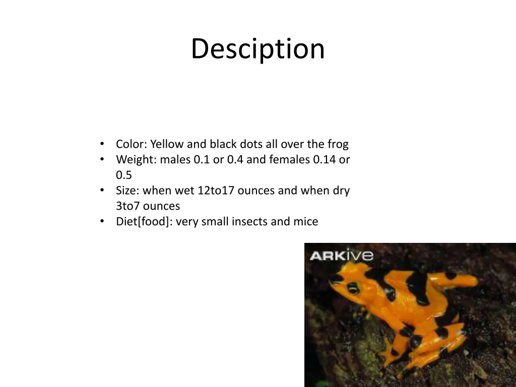desciption