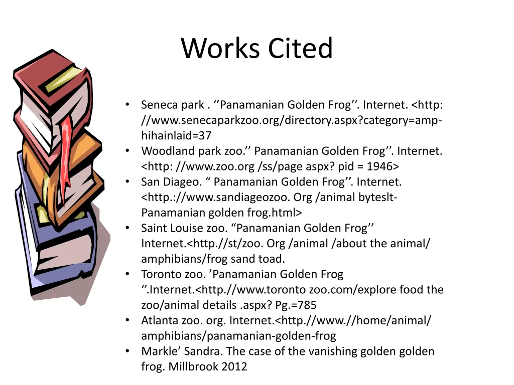 works cited