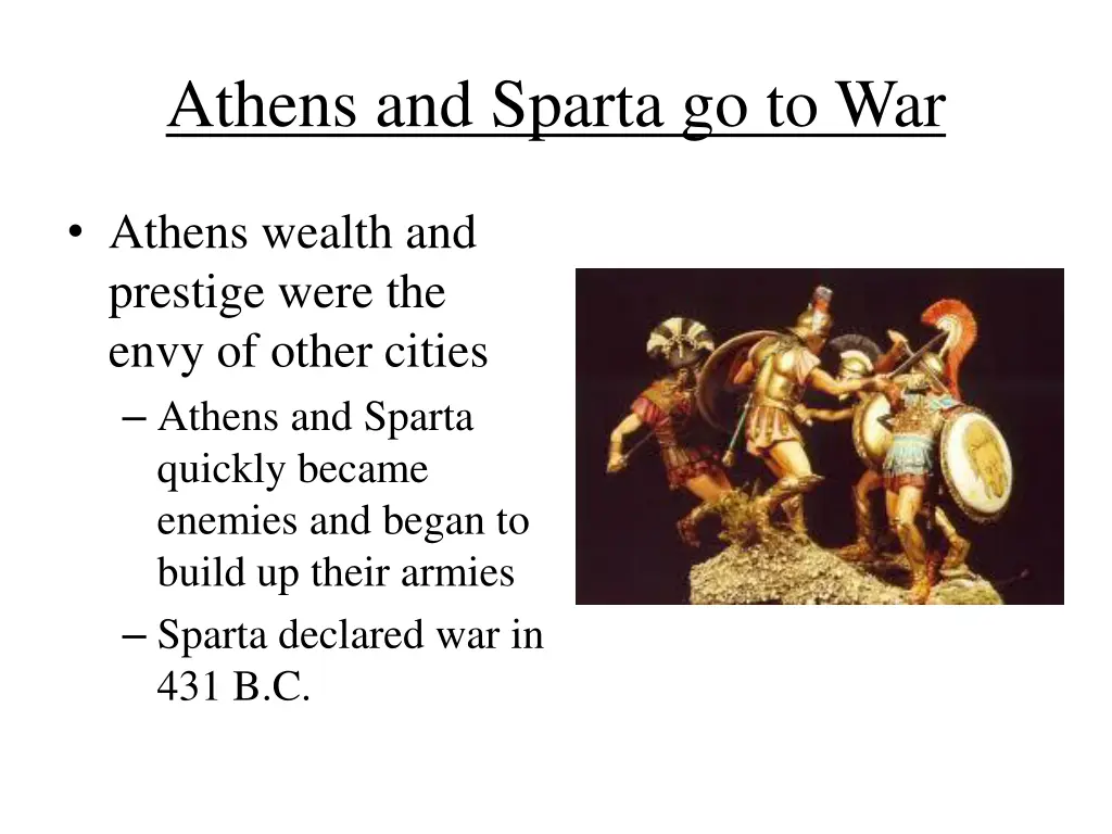 athens and sparta go to war