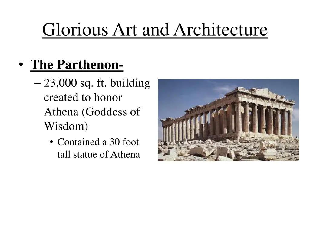 glorious art and architecture