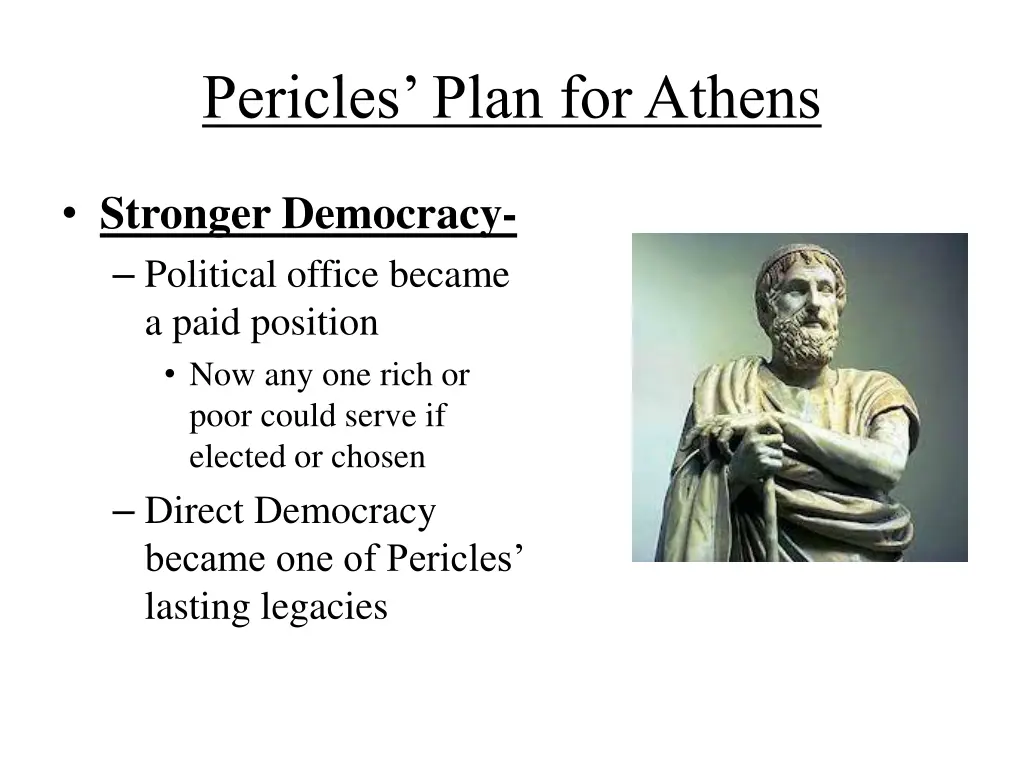 pericles plan for athens 3