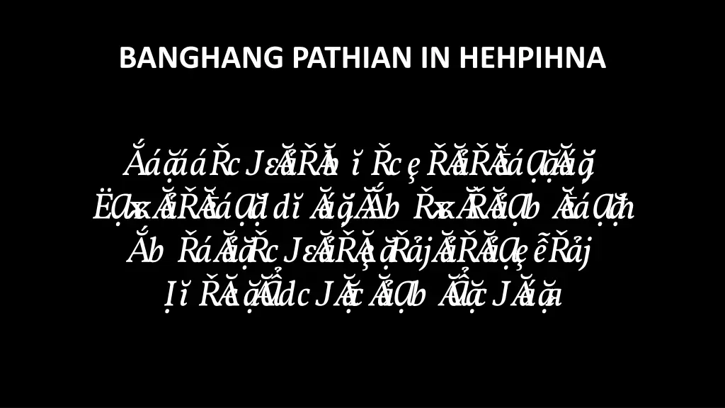 banghang pathian in hehpihna 4