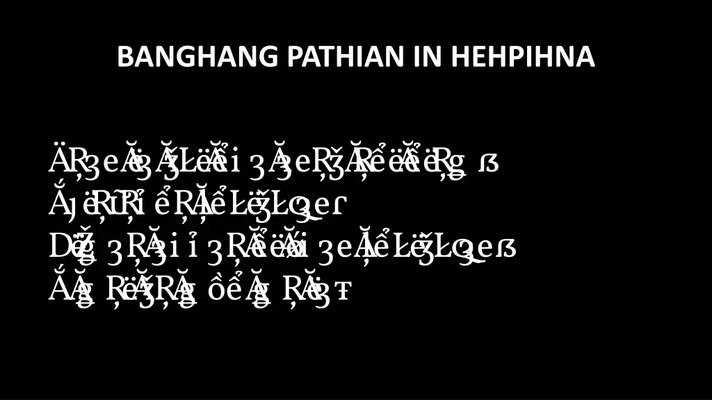banghang pathian in hehpihna 5