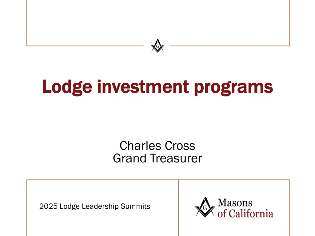lodge investment programs lodge investment