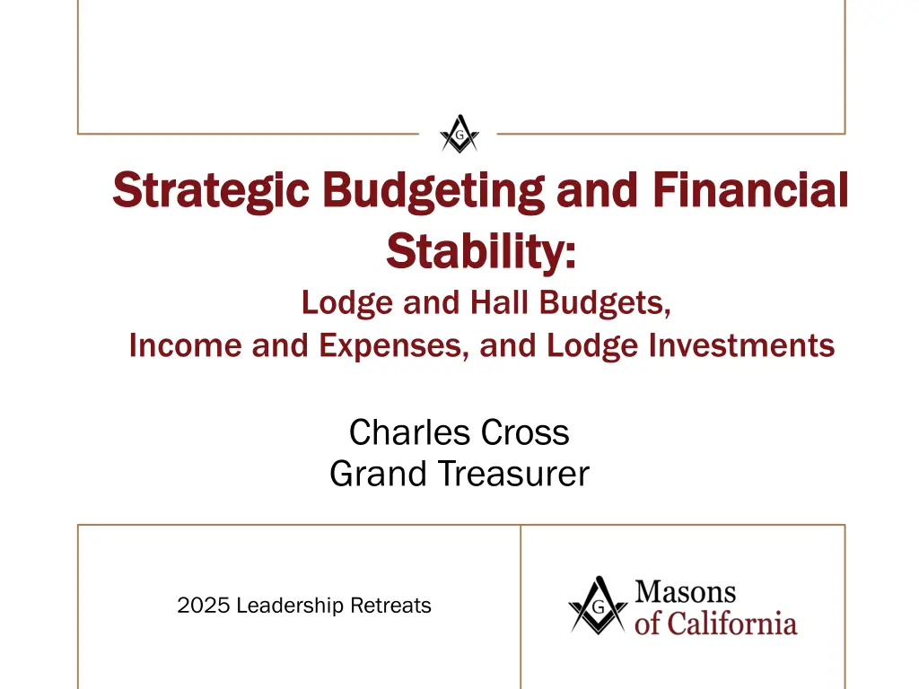 strategic budgeting and financial strategic