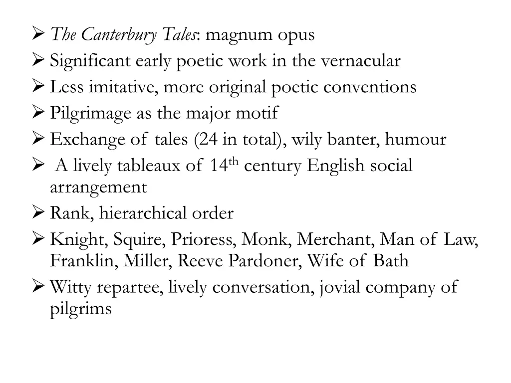 the canterbury tales magnum opus significant
