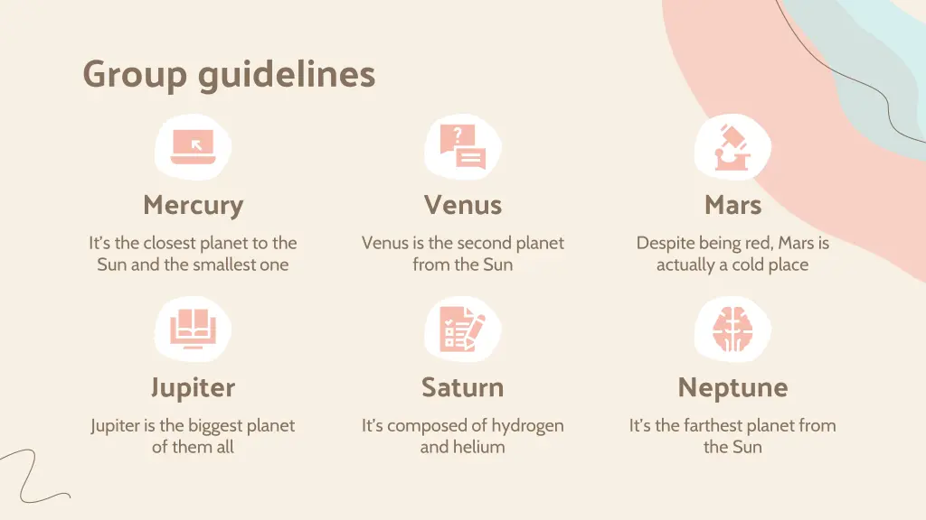 group guidelines