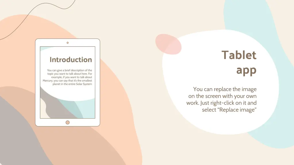 tablet app