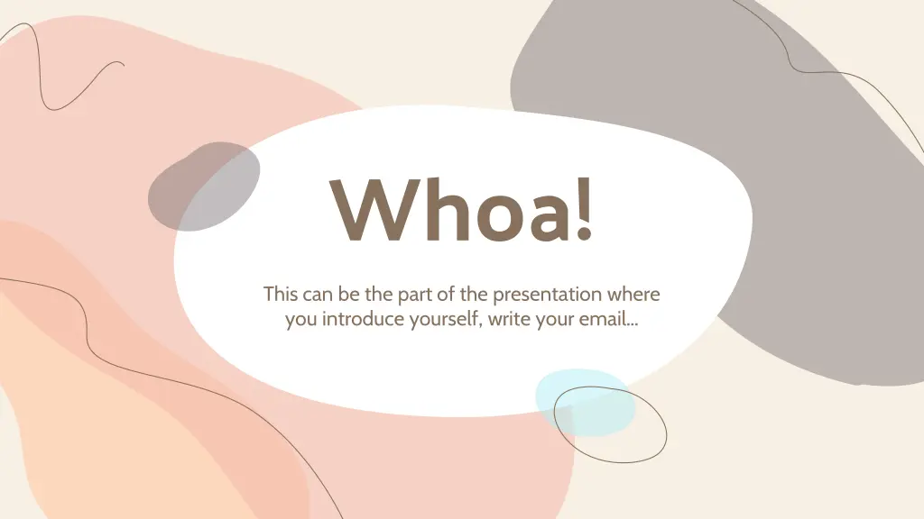 whoa this can be the part of the presentation