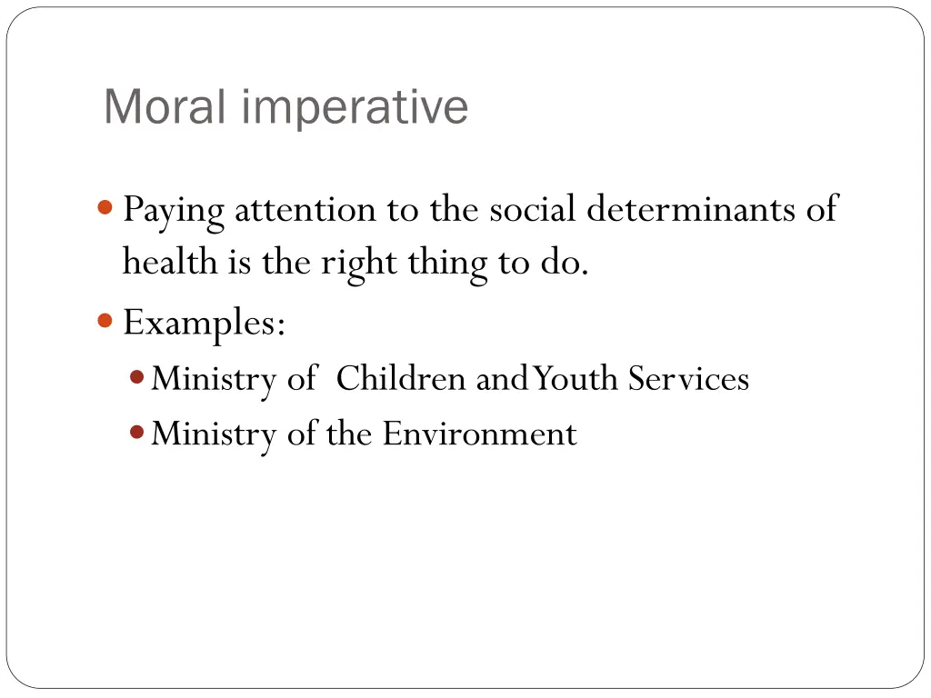 moral imperative