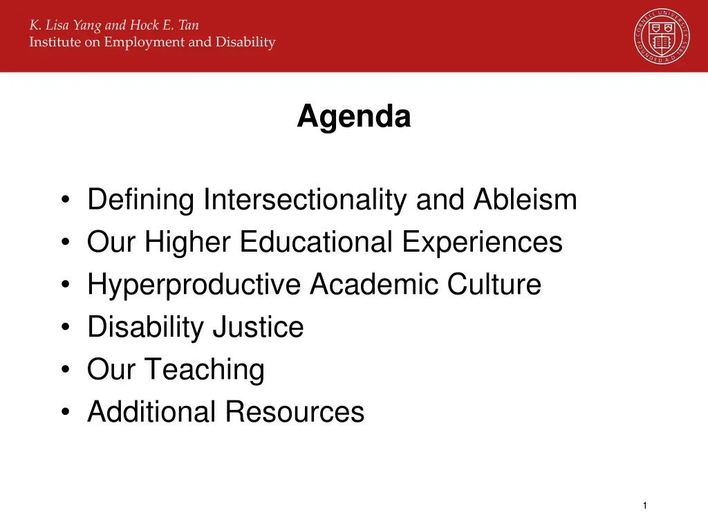 agenda