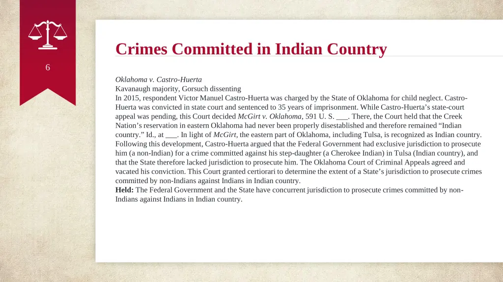 crimes committed in indian country