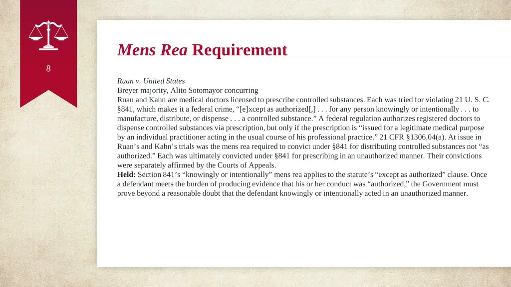 mens rea requirement