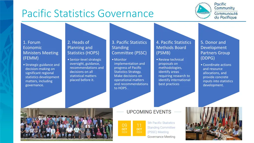 pacific statistics governance