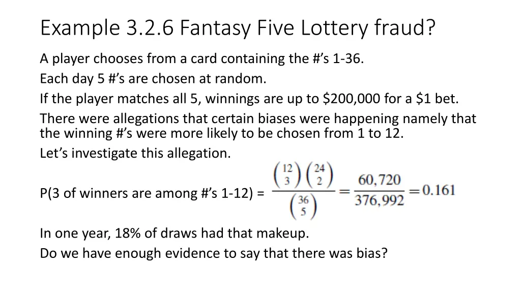 example 3 2 6 fantasy five lottery fraud