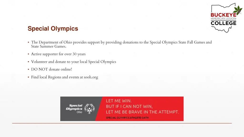 special olympics