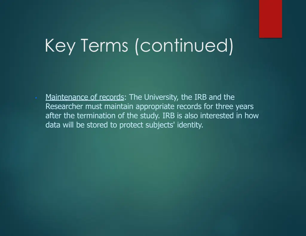 key terms continued 1