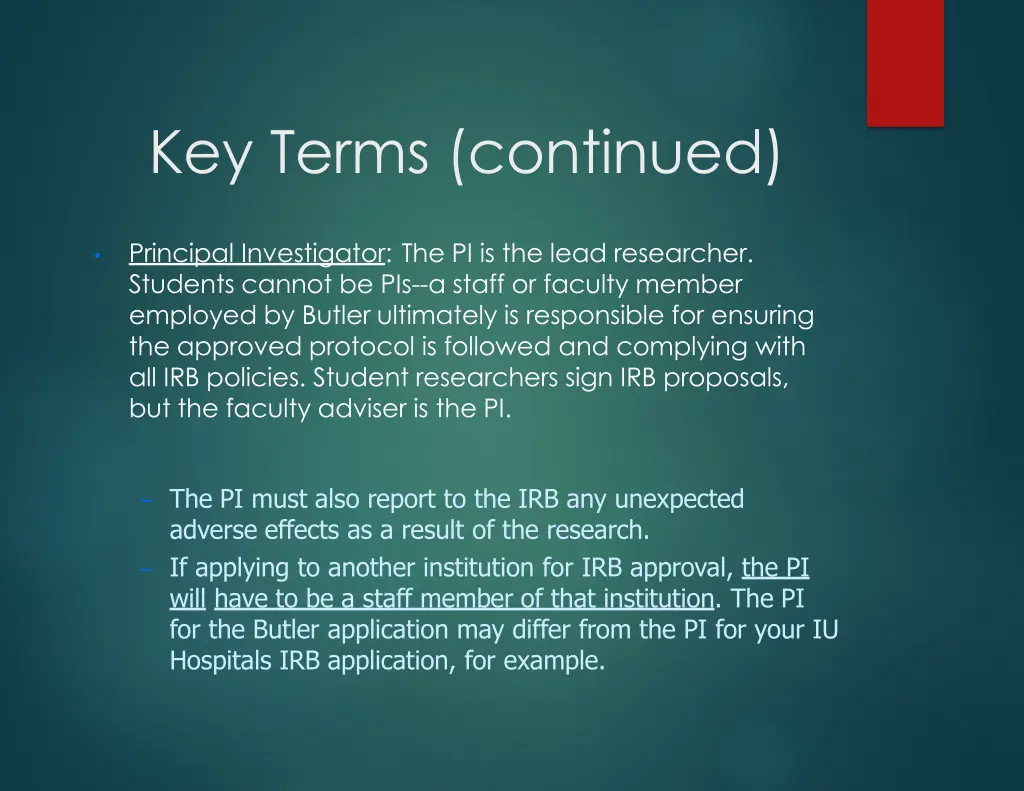 key terms continued 2