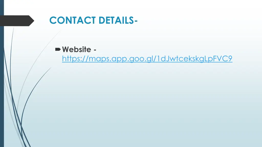 contact details