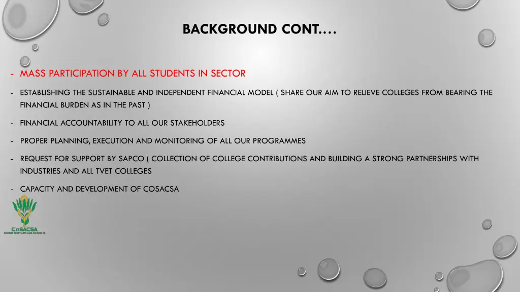 background cont