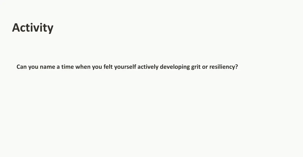activity